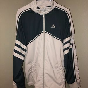 Rare Vintage 3 Stripes Full Zip Track Jacket